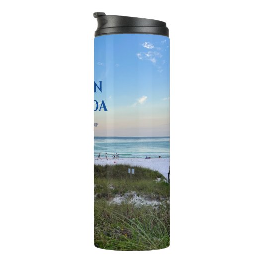 Destin Florida individuell gestaltbarer Strandurla Thermosbecher (Nach rechts gedreht)