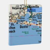 Destin Florida Karte Keramikornament (Rechts)