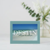Destin, Florida matt Postkarte (Stehend Vorderseite)