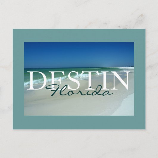 Destin, Florida matt Postkarte (Vorderseite)