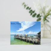 Destin Florida Ocean Boardwalk Fotografie Postkarte (Stehend Vorderseite)