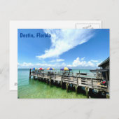 Destin Florida Ocean Boardwalk Fotografie Postkarte (Vorne/Hinten)