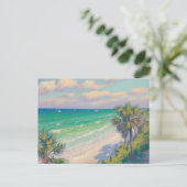 Destin Florida Painting Postkarte (Stehend Vorderseite)