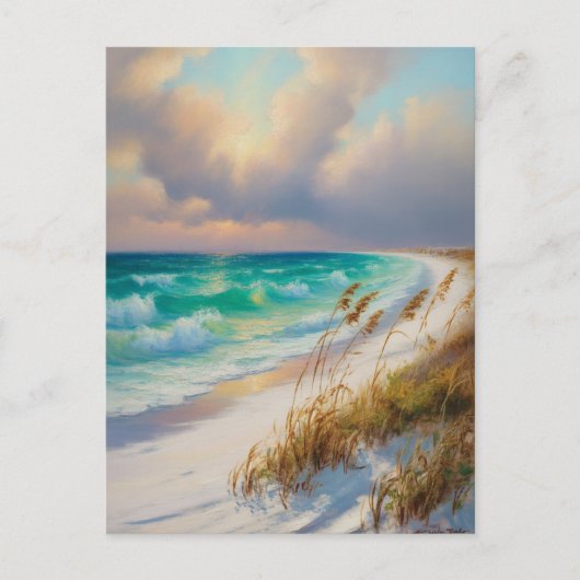 Destin Florida Painting Postkarte (Vorderseite)