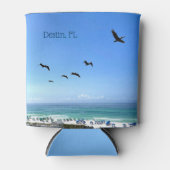 Destin Florida Pelicans Meeresfotografie Dosenkühler (Vorderseite)
