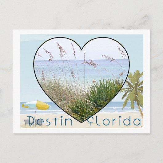 Destin Florida Postcard Postkarte (Vorderseite)
