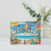 Destin Florida Postkarte (Stehend Vorderseite)