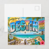 Destin Florida Postkarte (Vorne/Hinten)