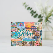 Destin Florida Postkarte (Stehend Vorderseite)