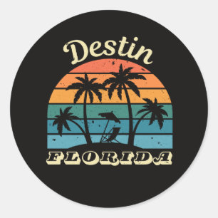 Destin Florida Runder Aufkleber