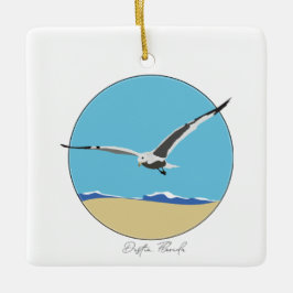 Destin, Florida Sea Gull am Strand Keramikornament
