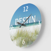 DESTIN Florida Seehafer-Strand-Wanduhr Große Wanduhr (Winkel)