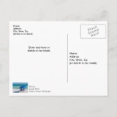 Destin Florida Stühle und Regenschirm Vielen Dank Postkarte (Rückseite)