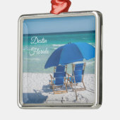 Destin Florida Stühle und Schirmdekoration Ornament Aus Metall (Links)