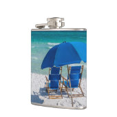 Destin Florida Stühle und Schirmflasche Flachmann (Links)