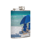 Destin Florida Stühle und Schirmflasche Flachmann (Rechts)
