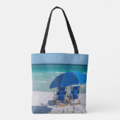 Destin Florida Stühle und Umbrella Bag Tasche (Rückseite)
