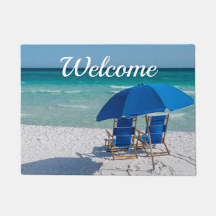 Destin Florida Stühle und Umbrella Doormat Fußmatte