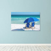 Destin Florida Stühle und Umbrella Leinwand (Insitu (Holzboden))
