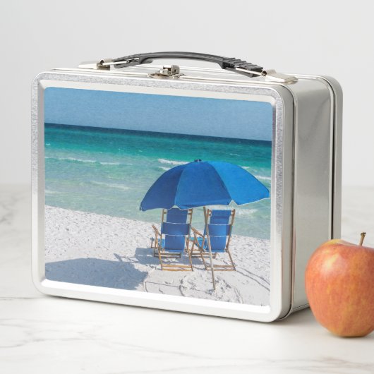 Destin Florida Stühle und Umbrella Lunchbox (Beispiel)