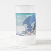 Destin Florida Stühle und Umbrella Mattierte Tasse (Mittel)