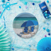 Destin Florida Stühle und Umbrella Paper Teller (Party)