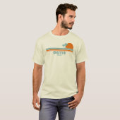 Destin Florida Sun Palm Trees T-Shirt (Vorne ganz)