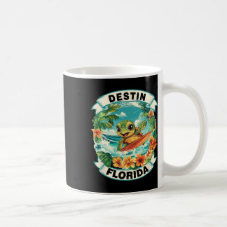 Destin Florida Süße Meeresschildkröte Surft Sommer Kaffeetasse