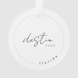 Destin Florida Travel United Staaten Simple Ornament