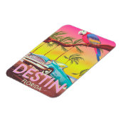 Destin Florida USA Vintage Reiseplakat. Magnet (Linke Seite)