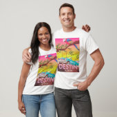 Destin Florida USA Vintage Reiseplakat. T-Shirt (Unisex)