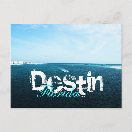 Destin, Forida Harbour Postkarte (Vorderseite)