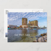 Destin Harbour Boardwalk bald gut Postkarte (Vorne/Hinten)