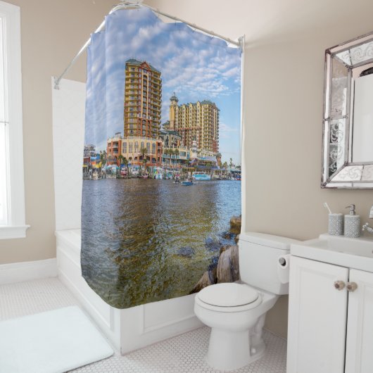 Destin Harbour Boardwalk Duschvorhang (Beispiel)