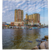 Destin Harbour Boardwalk Duschvorhang (Vorderseite)
