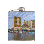 Destin Harbour Boardwalk Flask Flachmann (Vorderseite)