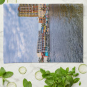Destin Harbour Boardwalk Küchentuch (Gefaltet)