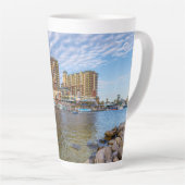 Destin Harbour Boardwalk Latte Tasse (Rechte Ecke)