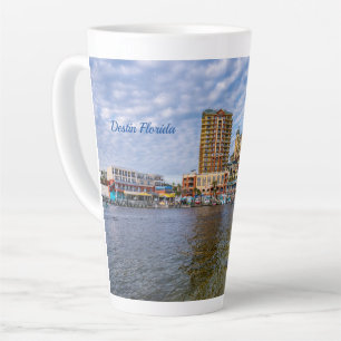 Destin Harbour Boardwalk Latte Tasse