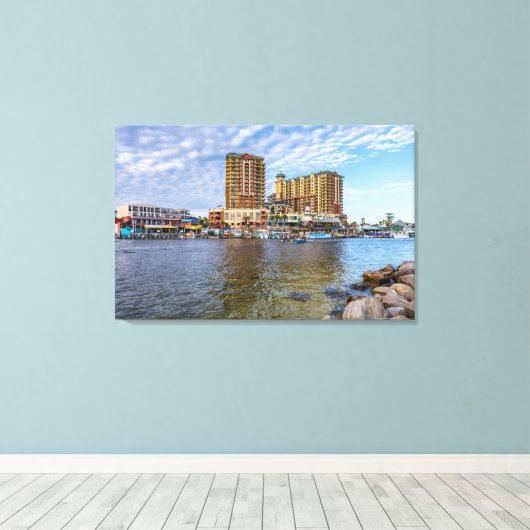 Destin Harbour Boardwalk Leinwand (Insitu (Holzboden))