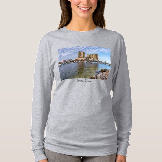 Destin Harbour Boardwalk Long Sleeve Tshirt (Vorderseite)