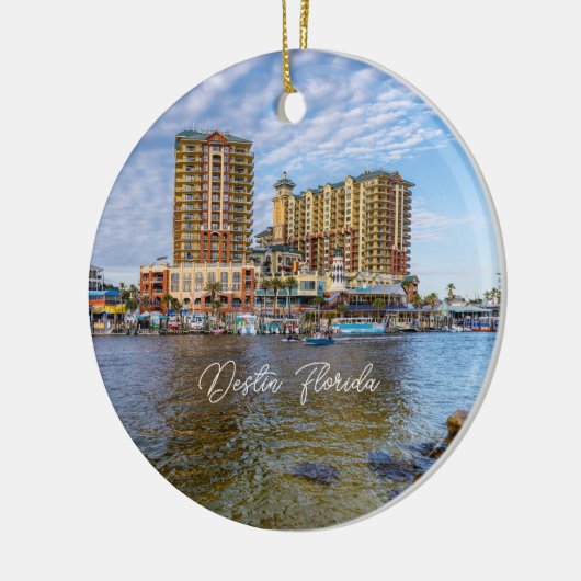 Destin Harbour Boardwalk Souvenir Keramik Ornament (Links)