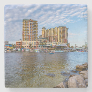 Destin Harbour Boardwalk Stone Untersetzer