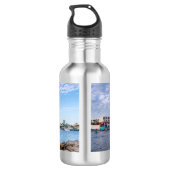Destin Harbour Boardwalk Wasserflasche (Rückseite)