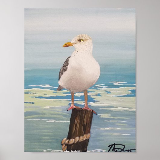 Destin Seagull Poster (Vorne)