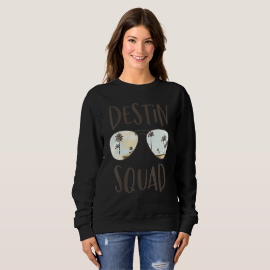 Destin Squad Florida Beach Sunset Matching Family Sweatshirt (Vorne ganz)
