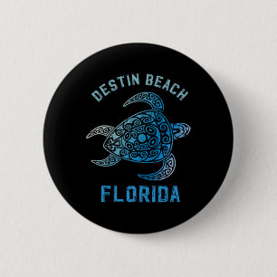 Destin Strand Florida Fl Sonnenschein-Staat Ozean Button