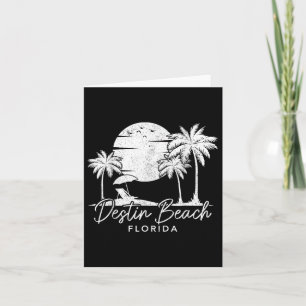 Destin Strand Florida Fl Vintage Sonnenuntergang S Karte