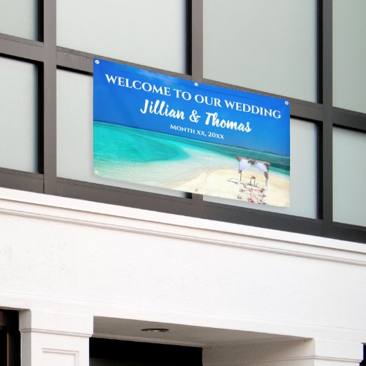 Destination Beach Wedding - Banner (Äußeres Gebäude)