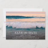 Destination Beach Wedding Photo Save The Date (Vorderseite)